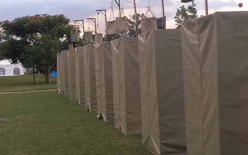 Shower Tent Exterior 2