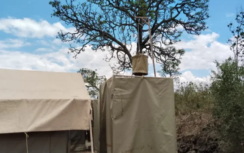 Shower Tent Exterior
