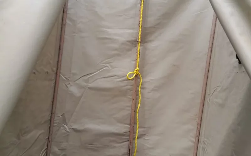 Shower Tent Interior 2